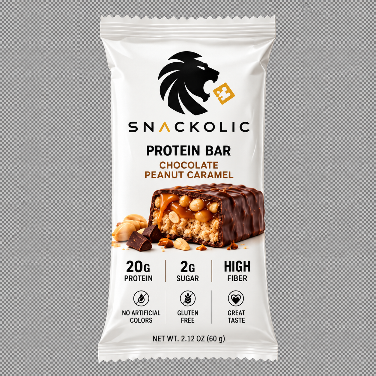 Snackolic Chocolate Peanut Caramel package